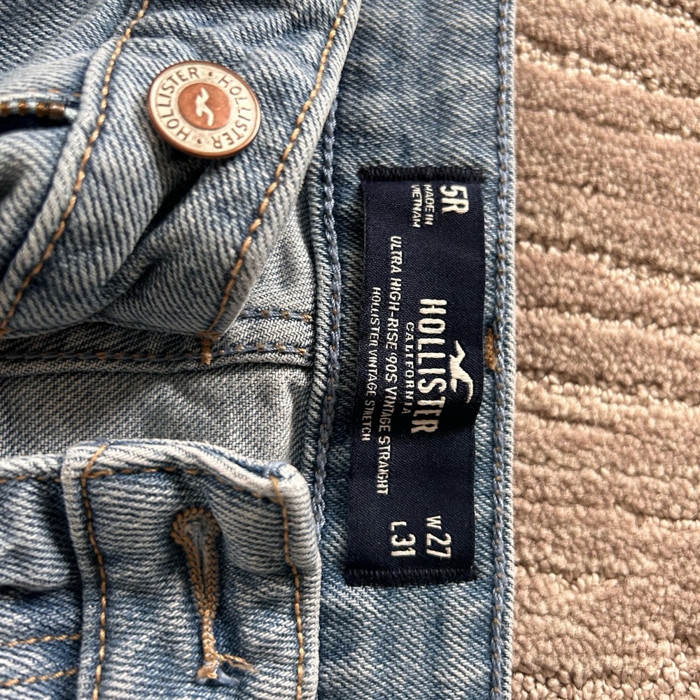 Hollister ultra high-rise 90s vintage straight jeans - Picture 4 of 6